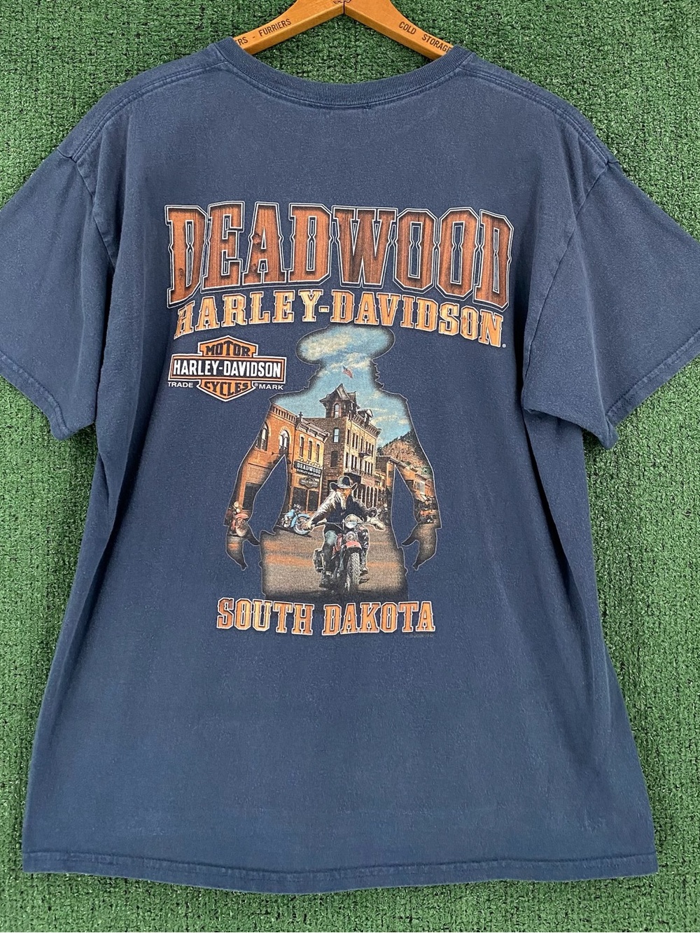 Harley Davidson 2020 Deadwood South Dakota Biker Double Sided T-Shirt SZ Medium